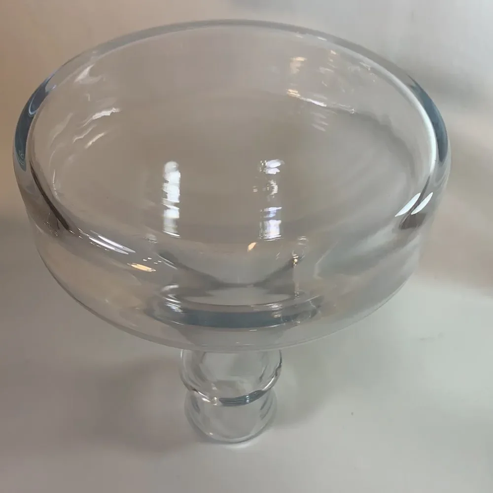 Vintage Clear Glass Serving Bar Accessories Cocktails Liquor Decanter With Top